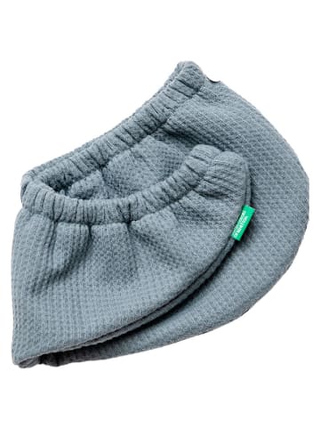 Ręcznik w kolorze niebieskim do włosów - dł. 26 cm