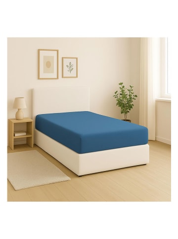 Hoeslaken blauw