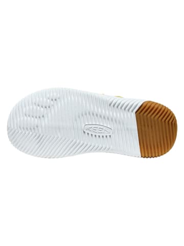 Keen Skórzane slippersy "KNX Lace" w kolorze żółtym