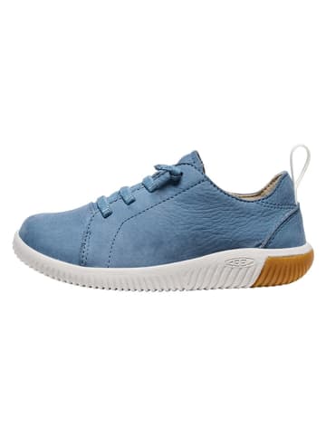 Keen Leder-Slipper "KNX Lace" in Hellblau