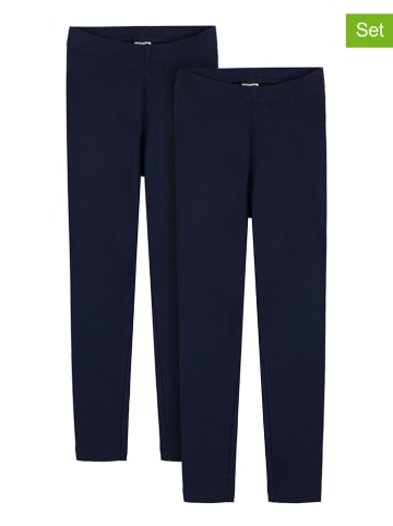 2er-Set: Leggings in Dunkelblau
