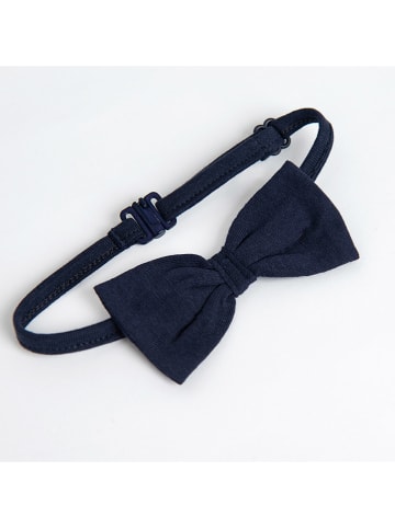 2-delige outfit wit/donkerblauw