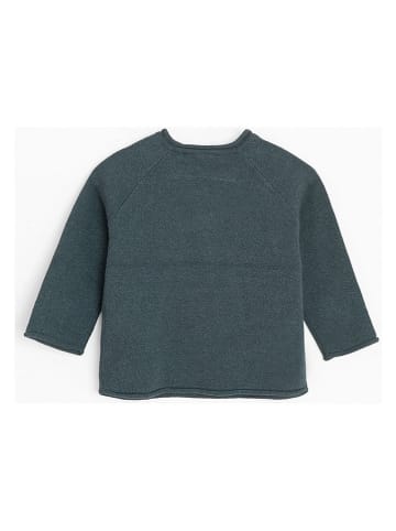 Sweter w kolorze morskim