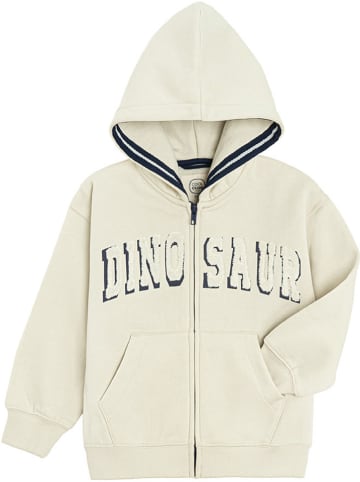 Sweatjacke in Creme