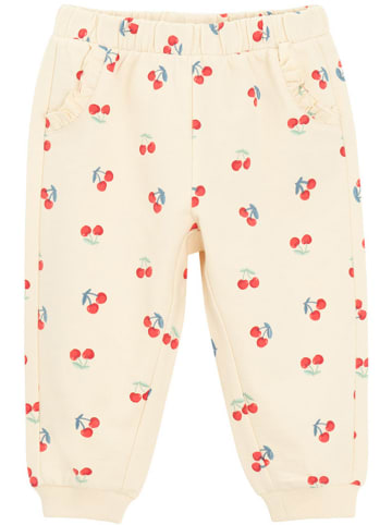 2er-Set: Sweathose in Rosa/ Creme