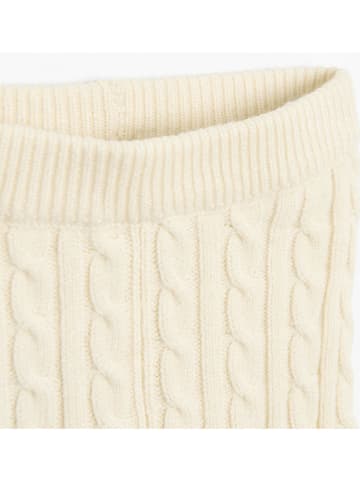 Strickhose in Creme