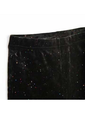 Schlagleggings in Schwarz