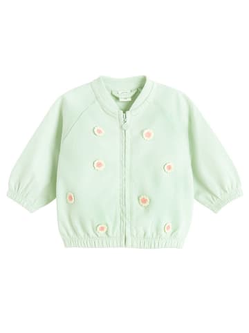 Sweatjacke in Grün