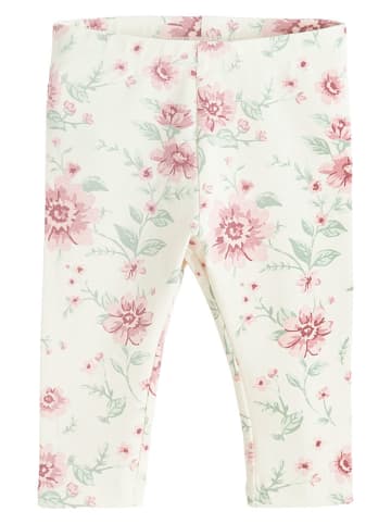 2er-Set: Leggings in Rosa/ Creme