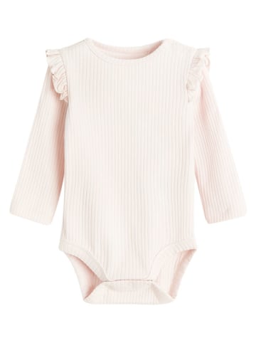 2er-Set: Bodys in Hellbraun/ Rosa