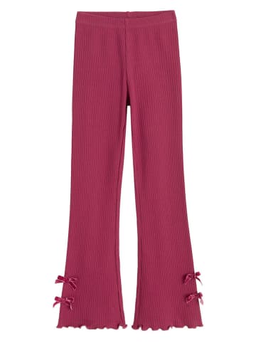 Schlagleggings in Pink