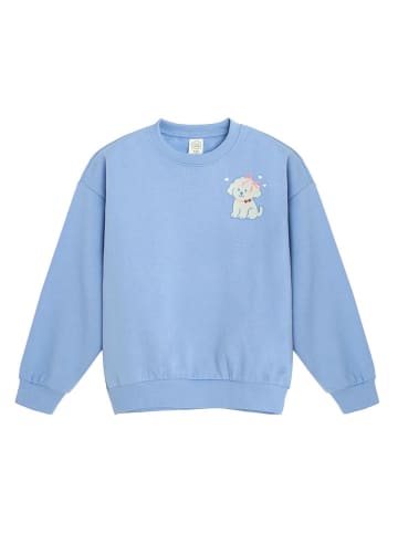 Sweatshirt in Hellblau