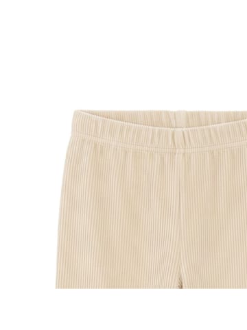Schlagleggings in Beige