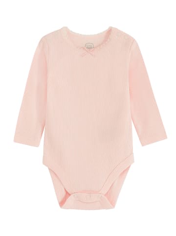 2-delige set: rompers oranje/wit