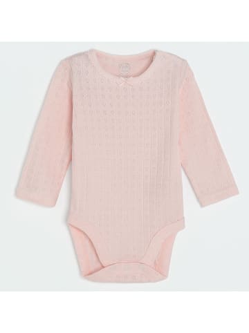 3-delige set: rompers lichtroze/roze/wit