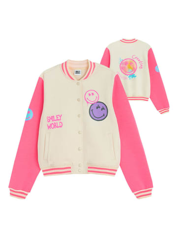 Bluza w kolorze kremowo-jasnoróżowym