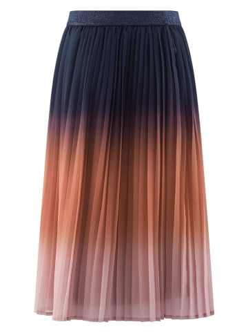Rok donkerblauw/oranje/lichtroze