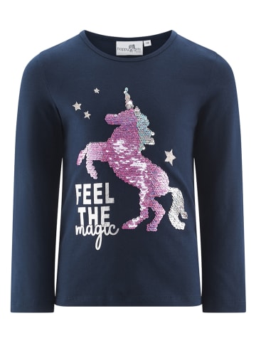 Longsleeve in Dunkelblau