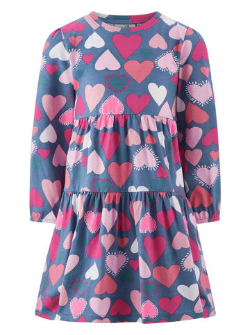 Kleid in Blau/ Rosa