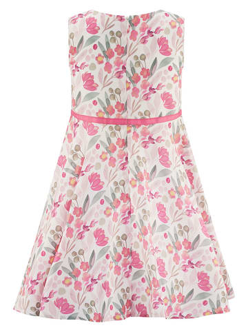 Kleid in Creme/ Pink