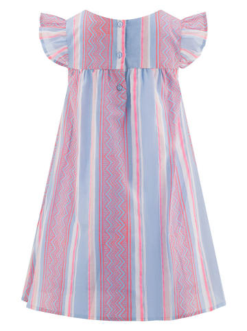 Kleid in Hellblau/ Pink