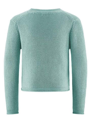 Sweter w kolorze turkusowym