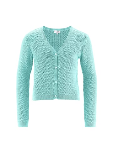 Cardigan in Türkis