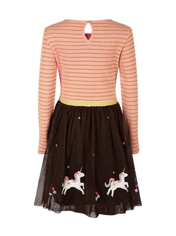 Kleid in Rosa/ Braun