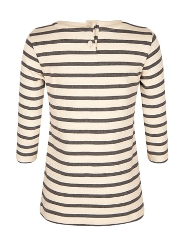 Kleid in Beige/ Anthrazit