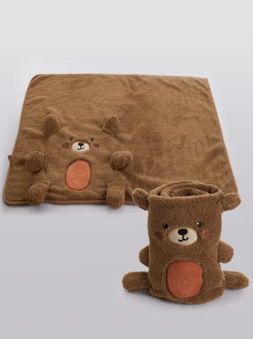 Koc "Teddy Bear" w kolorze brązowym