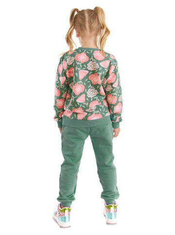 2-delige outfit "Flower Garden" groen
