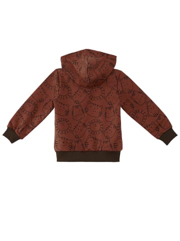 Sweatjacke "Baby Lion" in Braun