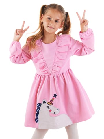 Jurk "Glitter Unicorn" roze
