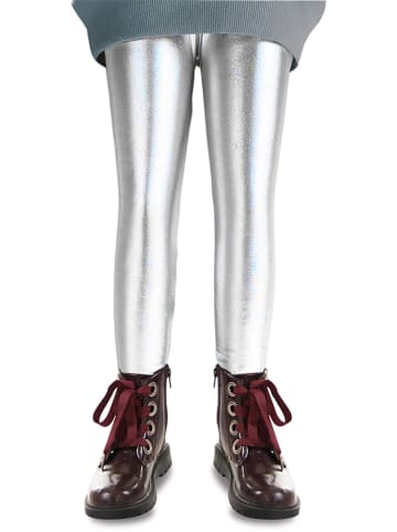 Leggings in Silber