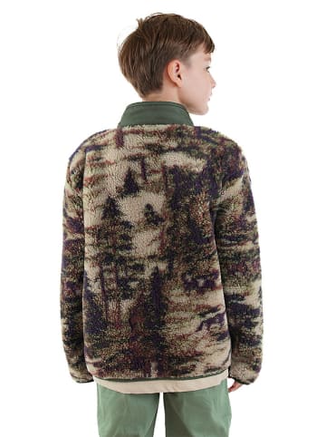Fleecejacke in Khaki