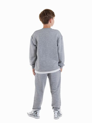 2-delige outfit grijs