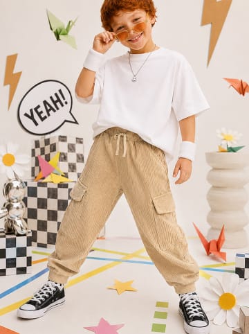 2tlg. Outfit in Beige/ Creme