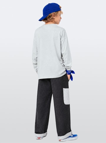 2tlg. Outfit in Grau/ Anthrazit
