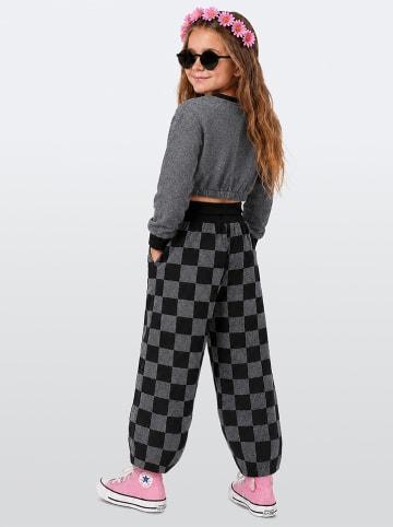 2tlg. Outfit in Anthrazit/ Schwarz