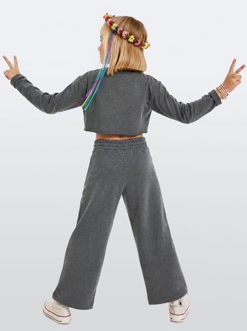 2-delige outfit antraciet