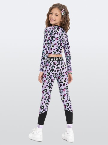 2-delige outfit paars