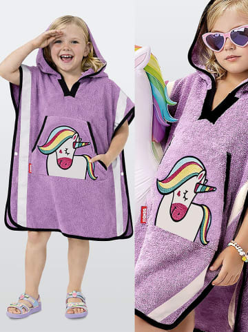Badeponcho in Lila