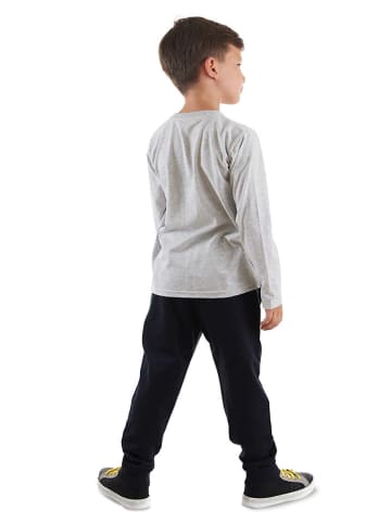 2tlg. Outfit "Construction" in Grau/ Dunkelblau
