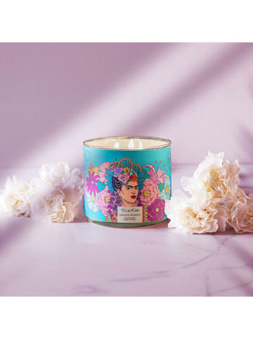 Duftkerze ''Graceful Moments'' in Türkis/ Lila - 400 g