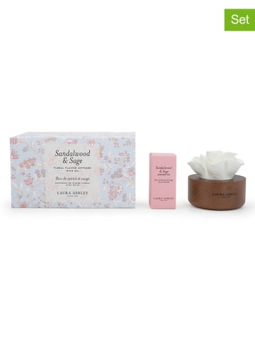 2tlg. Set: Duftblume ''Laura Ashley - Sandalwood & Sage'' - 10 ml