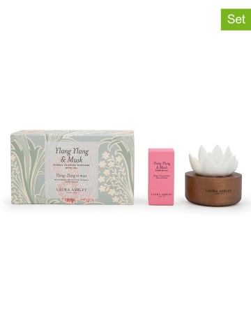 2tlg. Set: Duftblume ''Laura Ashley - Ylang Ylang & Musk'' - 10 ml