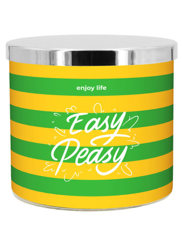 Duftkerze ''Easy Peasy'' in Gelb/ Grün - 400 g