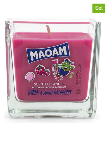 2er-Set: Duftkerzen "Maoam Sunny Raspberry" - 2 x 70 g