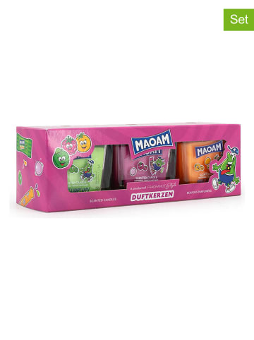 Świece zapachowe (3 szt.) "Maoam" - 3 x 70 g