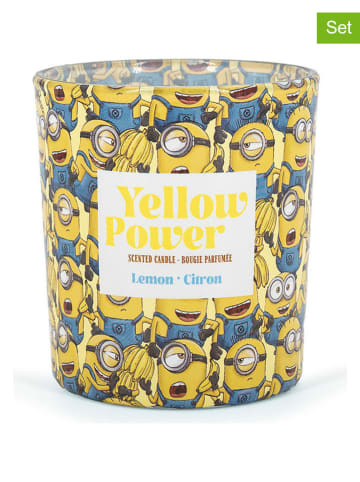 Świece zapachowe (2 szt.) "Minions Yellow Power" - 2 x 110 g